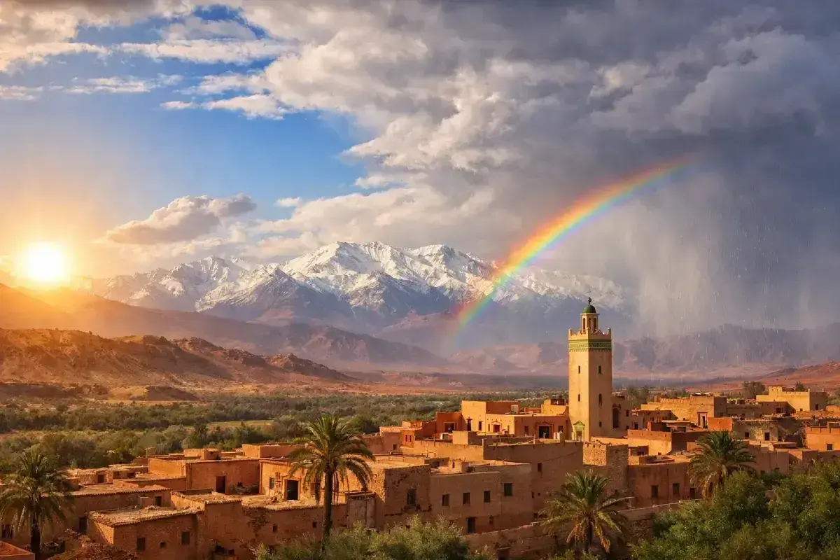 Météo Maroc : Chutes de Neige Historiques - Jusqu'à 76 cm sur l'Atlas...